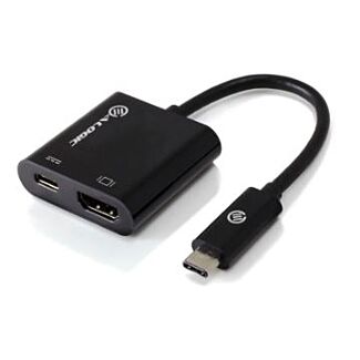 Alogic UCHD4KCH-ADP 10CM USB-C to HDMI Adaptor with USB-C Charging 4K Support