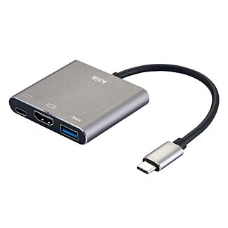 Klik KCHUCAD USB Type-C Male to HDMI/USB 3.0/USB-C Adapter