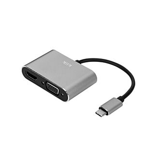 Klik KCHVAD USB-C to HDMI and VGA Adapter