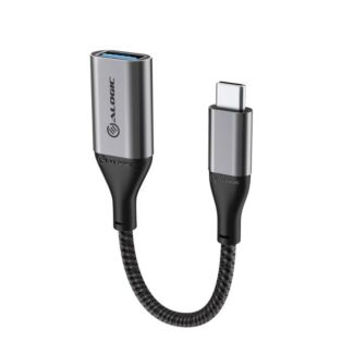 Alogic ULCAA-SGR 15CM Super Ultra USB-C to USB-A Adapter - Space Grey