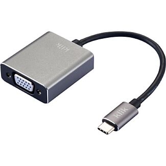 Klik KCVGAD USB Type-C Male to VGA Female Adapter