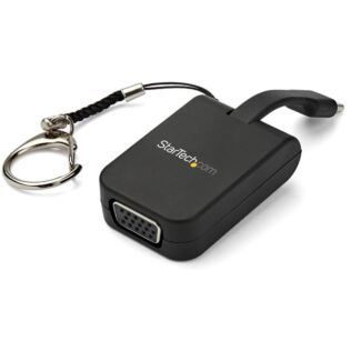 Startech CDP2VGAFC Keychain Adapter USB C to VGA 1080p