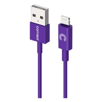 Comsol AL12PP 1.2m Lightning to USB Cable Purple