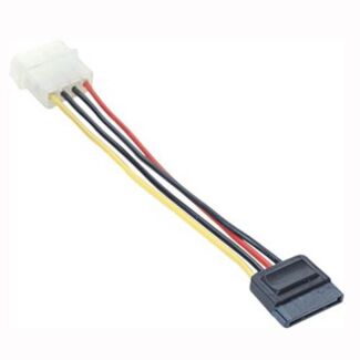 Astrotek AT-SATA-PWR SATA Power Cable 15cm 4 pins Male to 15 pins Female 18AWG RoHS LS