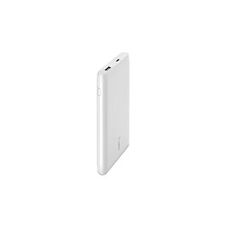 BELKIN BPB001BTWH POWER BANK, 10K mAh, USB-C PD(1) 18W, USB-A (1), WHITE, INCLUDE C-A CABLE, 2 YR+CEW