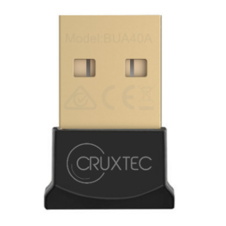 Cruxtec BUA-40A-BK Bluetooth 4.0 Nano USB Adapter