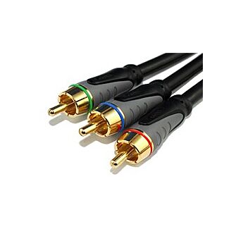 Comsol 3XRCA-MM-01 1M 3 x RCA Male to 3 x RCA Male Composite Cable