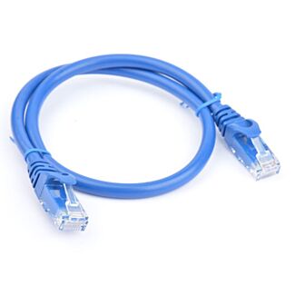 8ware PL6A-0.25BLU Cat6a UTP Ethernet Cable, Snagless Blue 0.25m