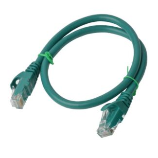 8ware PL6A-0.25GRN Cat6a UTP Ethernet Cable, Snagless Green 0.25m