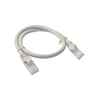 8ware PL6A-0.25WH Cat 6a UTP Ethernet Cable, Snagless - White 0.25M