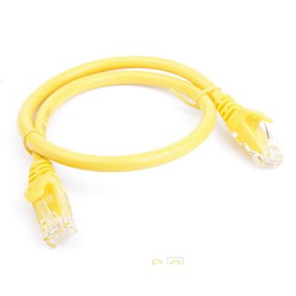 8ware PL6A-0.25YEL Cat 6a UTP Ethernet Cable, Snagless - Yellow 0.25M