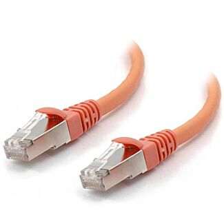 Alogic C6A-0.3-Orange-SH 0.3m Orange  10GbE Shielded CAT6A LSZH Network Cable