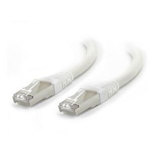 Alogic C6A-0.3-White-SH 0.3m White 10GbE Shielded CAT6A LSZH  Network Cable