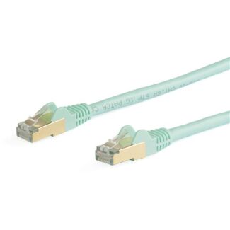 Startech 6ASPAT10MAQ 10m Aqua CAT6a Ethernet Cable 