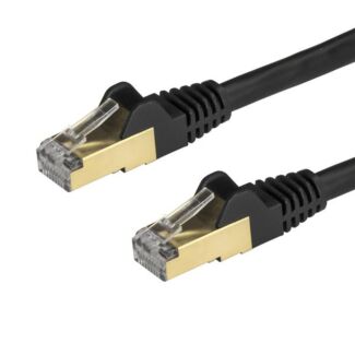 Startech 6ASPAT150CMBK 1.5 m Black CAT6a Cable 