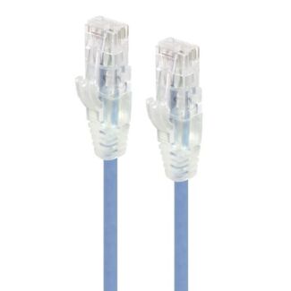 Alogic C6S-02BLUR 2m Blue Ultra Slim Cat6 Network Cable - Series Alpha