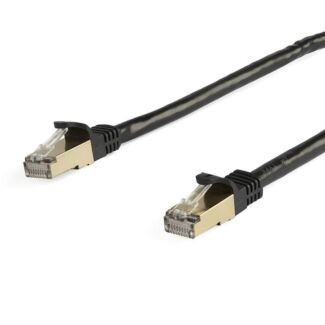 Startech 6ASPAT5MBK 5m Black CAT6a Ethernet Cable 