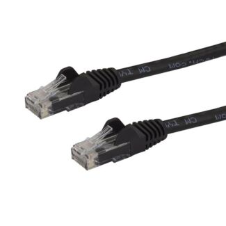 StarTech N6PATC10MBK 10m Black Snagless Cat6 UTP Patch Cable