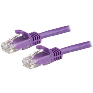 Startech N6PATC150CMPL 1.5 m Cable Purple CAT6 Patch Cord 