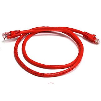 8ware PL6A-1RD Cat 6a UTP Ethernet Cable, Snagless - 1m Red