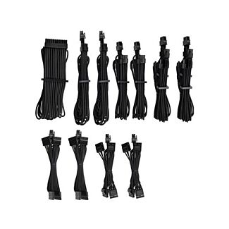 Corsair CP-8920222 BLACK Premium Individually Sleeved DC Cable Pro Kit, Type 4 (Generation 4)