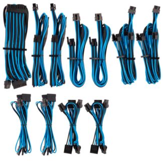 Corsair CP-8920228 BLUE/BLACK Premium Individually Sleeved DC Cable Pro Kit, Type 4 (Generation 4)