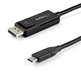 Startech CDP2DP142MBD 6.6 ft. (2 m) USB-C to DisplayPort 1.4 Cable - Bi-Directional