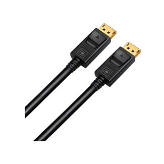 Cruxtec DP12-02-BK DP 1.2 4K Displayport Male to Male Cable 2m Black