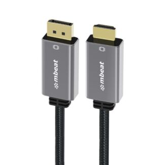 mbeat MB-XCB-DPHDM18 Tough Link 1.8m 4K/60Hz DisplayPort to HDMI Cable