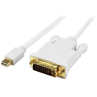 StarTech MDP2DVIMM3WS 3 ft Mini DisplayPort to DVI Cable