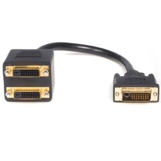 StarTech DVISPL1DD 1ft DVI to 2x DVI Video Splitter Cable