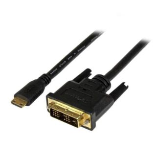 StarTech HDCDVIMM1M 1m Mini HDMI to DVI-D Cable - M/M