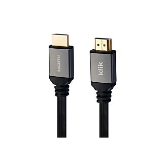 Klik KHM015 1.5m High Speed HDMI Cable with Ethernet - Male to Male