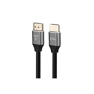 Klik KHM8K01-B 1m Ultra High Speed HDMI Cable with Ethernet 8K @120hz