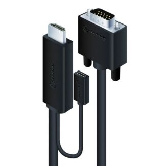 Alogic HDVG-MM-03 3m HDMI to VGA Cable with USB Power