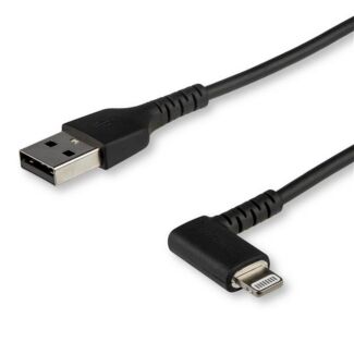 Startech RUSBLTMM2MBR Cable Black Angled Lightning to USB 2m