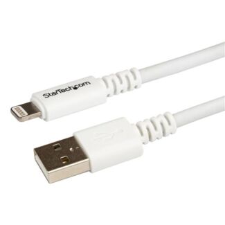 StarTech USBLT3MW 10 ft White 8-pin Lightning to USB Cable