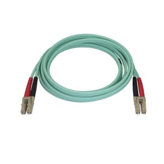 StarTech 450FBLCLC2 2m Aqua MM 50/125 OM4 Fiber Optic Cable