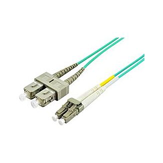 Comsol FLCSC-15-OM4 15mtr LC-SC Multi-Mode Duplex Fibre Patch Cable LSZH 50/125 OM4