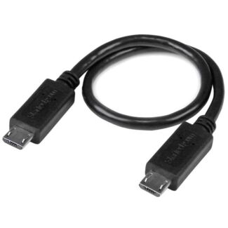 Startech UUUSBOTG8IN 8in Micro USB to Micro USB OTG Cable M/M