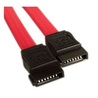 Astrotek AT-SATA-180D SATA Data Cable 50cm 7 pins to 7 pins Straight 26AWG Red