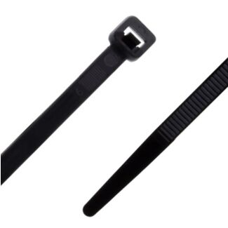 Ty-It NC225BLK Nylon Cable Tie Black (UV Rated) 200mm X 2.5mm - (Bag of 100)