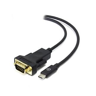 Alogic ELUCVG-01RBLK Premium 1m USB-C to VGA Cable - Male to Male