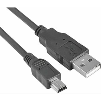 Astrotek AT-USB-A-MINI-1M USB 2.0 Cable 1m - Type A Male to Mini B 5 pins Male Black Colour RoHS