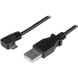 StarTech USBAUB1MRA 3ft Angled Micro-USB Charge & Sync Cable