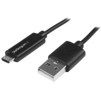 StarTech USBAUBL1M 1m Micro-USB Cable with LED Charge Light