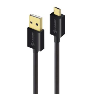 Alogic U2MCAB-05EPR1 5m Easy Plug Reversible USB2.0 Type A (Male) to Reversible Micro Type B Cable (Male) Cable