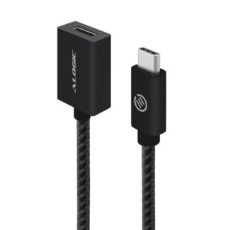 Alogic MU31CC-EXT-050BLK 0.5m USB3.1 USB-C Extension Cable Male to Female