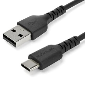 Startech RUSB2AC1MB Cable Black USB 2.0 to USB C Cable 1m