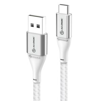 Alogic ULCA2030-SLV Super Ultra USB 2.0 USB-C to USB-A Cable 30cm 3A 480Mbps Silver